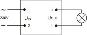 Schemat przyłączeniowy Soft Start MST-02 Schemat przyłączeniowy sterownika soft start MST-02
