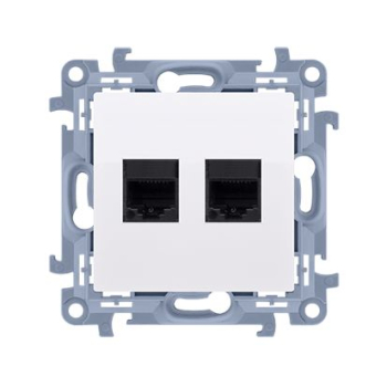 Gniazdo komputerowe RJ45 podwójne (moduł) Simon 10 C52.01