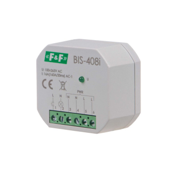 Przekaźnik impulsowy (bistabilny) 16A 230V F&F BIS-408i